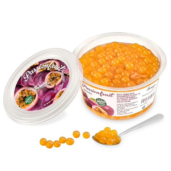Bubble Tea Passionsfrucht-Fruchtperlen 450g